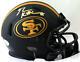 George Kittle Signed San Francisco 49ers Eclipse Mini Helmet Beckett W Auth