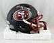 George Kittle Signed San Francisco 49ers Flat Black Mini Helmet- Beckett Auth