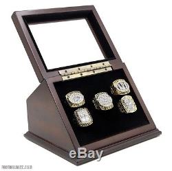 Hand Made Souvenir SAN FRANCISCO 49ERS CHAMPIONSHIP FAN RINGS with Display Case