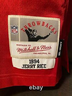 JERRY RICE'94 San Francisco 49ers MITCHELL & NESS Throwback LEGACY Jersey S-XXL