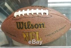 JERRY RICE San Francisco 49ers Autographed Wilson OFFICIAL NFL Football COA