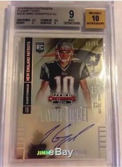JIMMY GAROPPOLO 2014 CONTENDERS PLAYOFF TICKET AUTO RC CARD #/99 49ers INVEST
