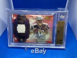JIMMY GAROPPOLO 2014 TOPPS FINEST RC PATCH Red Refractor 66/75 BGS 9.5 AUTO 10