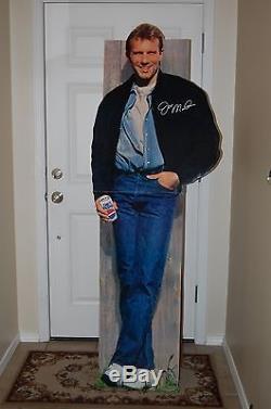 JOE MONTANA Life Size Stand Up Cardboard Cutout, Pepsi Advertisement 1980's RARE