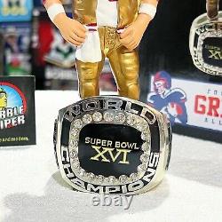 JOE MONTANA San Francisco 49ers Super Bowl XVI Champion Ring Base NFL Bobblehead