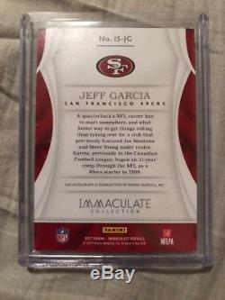 Jeff Garcia 2017 Immaculate Acetate 5/5 Jersey Number EBay 1/1 49ers Auto