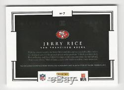 Jerry Rice 2016 Panini Impeccable Elegance Autograph Jersey Card Auto HOF /10