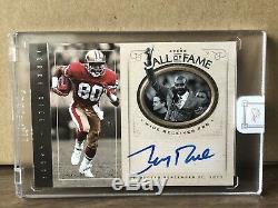 Jerry Rice 2018 Panini One Autograph 49ers Auto Hall Of Fame Honors