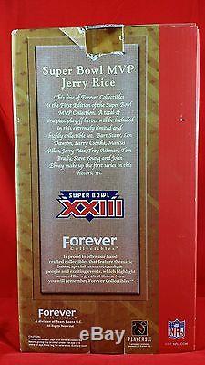 Jerry Rice 49ers Bobblehead San Francisco Super Bowl 23 MVP limited 350 of 5000