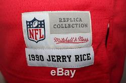 Jerry Rice #80 San Francisco 49ers Throwback Jersey Mitchell & Ness Jersey Red