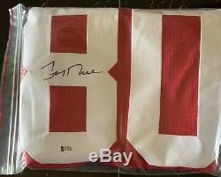 Jerry Rice Autographed XL Jersey Beckett Authenicated! Very Nice #J28180 49ers
