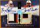 Jerry Rice Barry Sanders 2013 Upper Deck Exquisite Patch Auto AUTO Card 2/3
