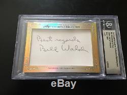 Jerry Rice Bill Walsh 2013 Leaf Masterpiece Cut Signature signed auto 1/1 49ers