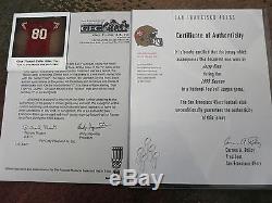 Jerry Rice Game Used 1995 Jersey Exact Proof! San Francisco 49ers Game Worn Coa