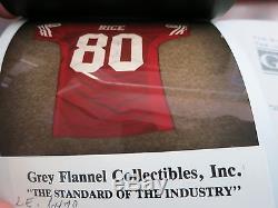 Jerry Rice Game Used 1995 Jersey Exact Proof! San Francisco 49ers Game Worn Coa