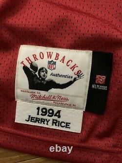 Jerry Rice Mitchell & Ness 1994 Authentic Throwback jersey 49ERS size 44