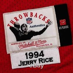 Jerry Rice Mitchell & Ness San Francisco 49ers Football Jersey NFL