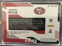 Jerry Rice Panini Clear Vision AUTO #/10 49ers Autograph