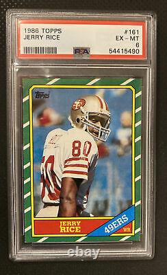 Jerry Rice Rookie Card-PSA 6! Just Graded