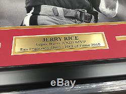 Jerry Rice San Francisco 49er's Signed Autographed Framed 16x20 Photo Jsa Coa