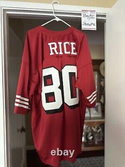 Jerry Rice San Francisco 49ers 1994 Mitchell & Ness Throwback 75th Jersey Sz 56