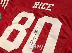 Jerry Rice San Francisco 49ers 1995 Wilson Pro Cut Game Jersey 46 Signed NFL