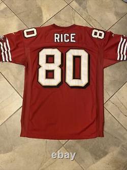 Jerry Rice San Francisco 49ers Authentic Reebok Proline Jersey Vintage NFL Sz 48