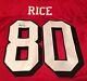 Jerry Rice San Francisco 49ers Game Jersey Authentic Pro Line Wilson