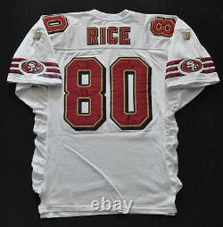 Jerry Rice San Francisco 49ers Jersey Wilson Authentic Pro Line Sewn 52 XL