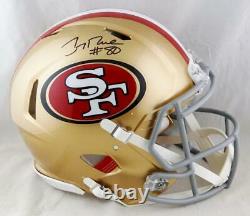 Jerry Rice Signed San Francisco 49ers F/S Speed Authentic Helmet- Beckett W Auth