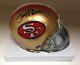 Jerry Rice Signed San Francisco 49ers Riddell Mini Helmet COA Hologram
