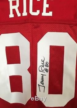 Jerry Rice signed auto autographed 1994 49ers Wilson Pro Line game model jersey