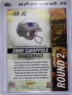 Jimmy Garoppolo 2014 14 Score Hot Rookies Silver Autograph Rc #d/99 Refractor $
