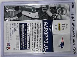 Jimmy Garoppolo 2014 14 Totally Certified 184 Platinum Mirror Red Rc Rookie #/25
