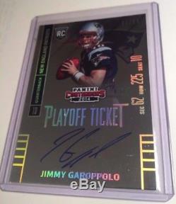 Jimmy Garoppolo 2014 Contenders Auto /99 49ers Panini Playoff Ticket 97/99