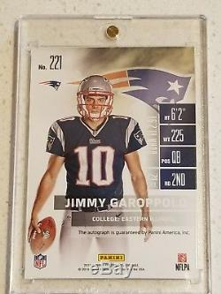 Jimmy Garoppolo 2014 Contenders Playoff Ticket 04/99 Rc Auto 49ers Hot