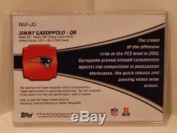Jimmy Garoppolo 2014 Topps Chrome Auto Autograph #22/50 RC Rookie 4 Color PATCH
