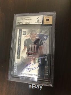 Jimmy Garoppolo Auto RC Contenders Playoff Rookie Ticket BGS 9 Rare 49ers /99 SP