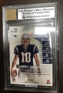 Jimmy Garoppolo Auto RC Contenders Playoff Rookie Ticket BGS 9 Rare 49ers /99 SP