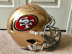 Jimmy Garoppolo Autographed San Francisco 49ers Full Size Helmet Tristar