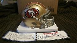 Jimmy Garoppolo Autographed San Francisco 49ers Mini Helmet Steiner Tri-Star