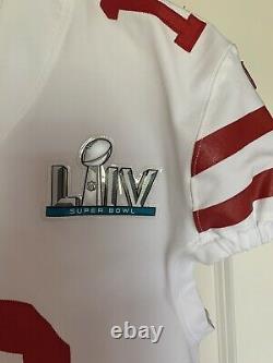 Jimmy Garoppolo San Francisco 49ers Game Team Issued SB LIV Jersey sz 44