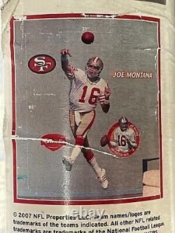 Joe Montana #16 San Francisco 49ers Fathead in Box White Jersey #13-10078 RARE