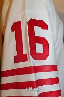 Joe Montana #16 San Francisco 49ers Throwback Mitchell & Ness Jersey White