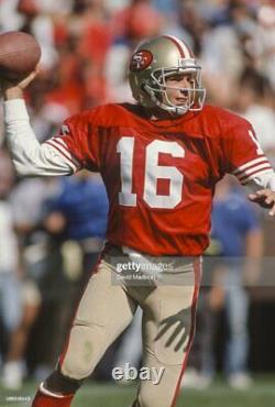 Joe Montana 1990 San Francisco 49ers Niners Unworn Wilson Game Jersey Size 44 CP