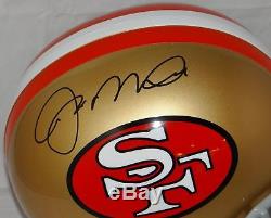 Joe Montana Autographed F/S San Francisco 49ers 64-95 TB Helmet- JSA W Auth