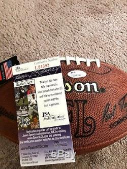 Joe Montana Autographed Official NFL Football JSA COA