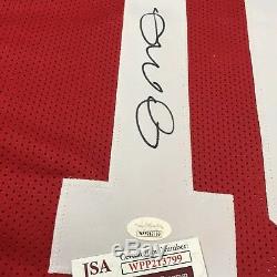 Joe Montana Autographed Red Jersey JSA Kansas City Chiefs San Francisco 49ers