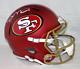 Joe Montana Autographed San Francisco 49ers F/S BLAZE Helmet- JSA W Auth White