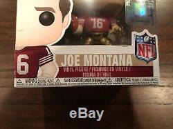 Joe Montana Autographed San Francisco 49ers Funko Pop #84 Witness Beckett